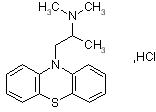 盐酸异丙嗪结构式