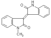 异甲靛结构式