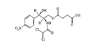琥珀氯霉素结构式