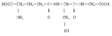 还原型谷胱甘肽结构式
