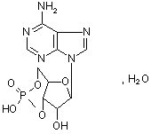 环磷腺苷结构式