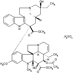 硫酸长春碱结构式