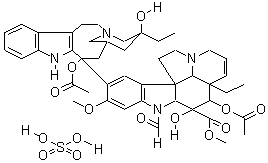 硫酸长春新碱结构式