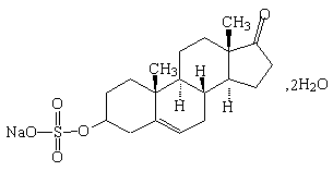 硫酸普拉睾酮钠结构式