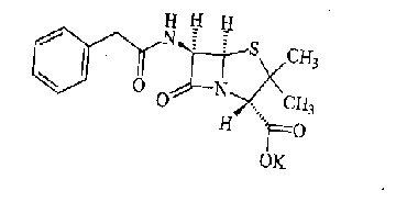 青霉素钾结构式