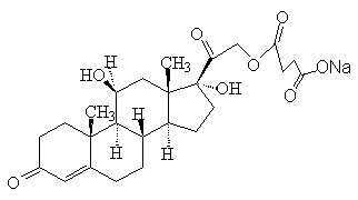 氢化可的松琥珀酸钠结构式