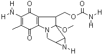 丝裂霉素结构式