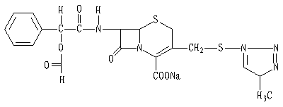 头孢孟多酯钠结构式