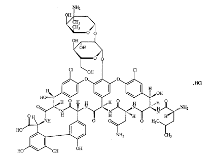 盐酸去甲万古霉素结构式