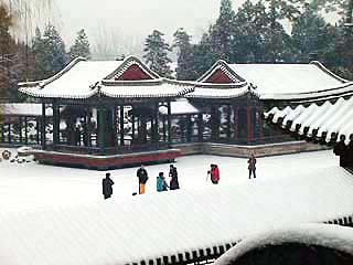 颐和园雪景