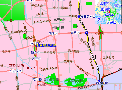 北京理工大学的地理位置