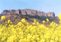 雄壮的天台山景区