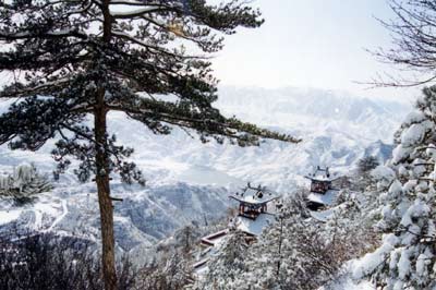 北岳恒山冬景