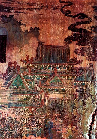 岩山寺内壁画