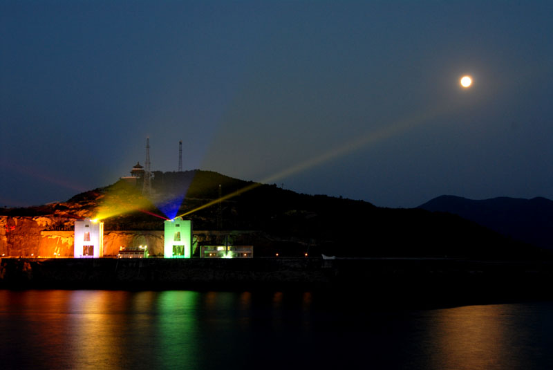 上水库夜景