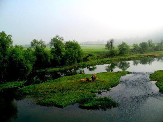 桃花源漂流沿途风景