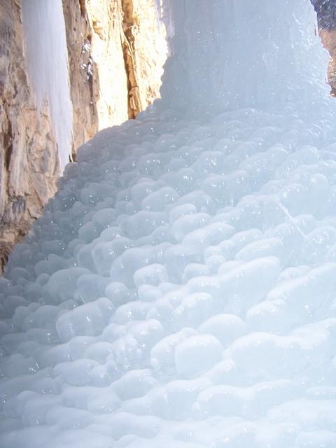万仙山美丽的冰挂