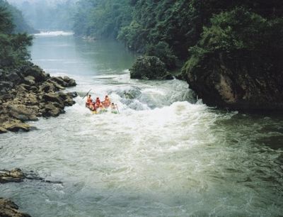 黄果树漂流