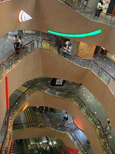 The Spiral 回旋式购物廊